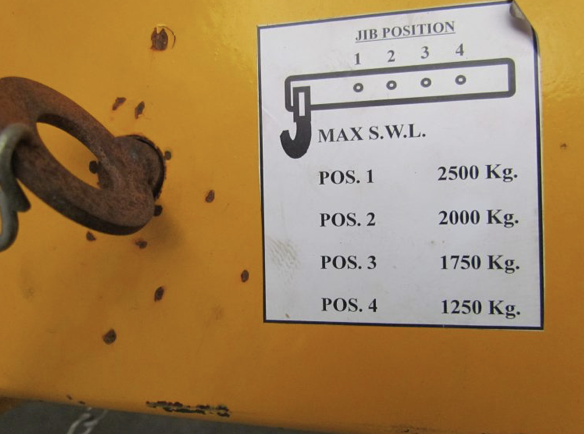 USED MOBILE CRANE 2500KGS - Image 2